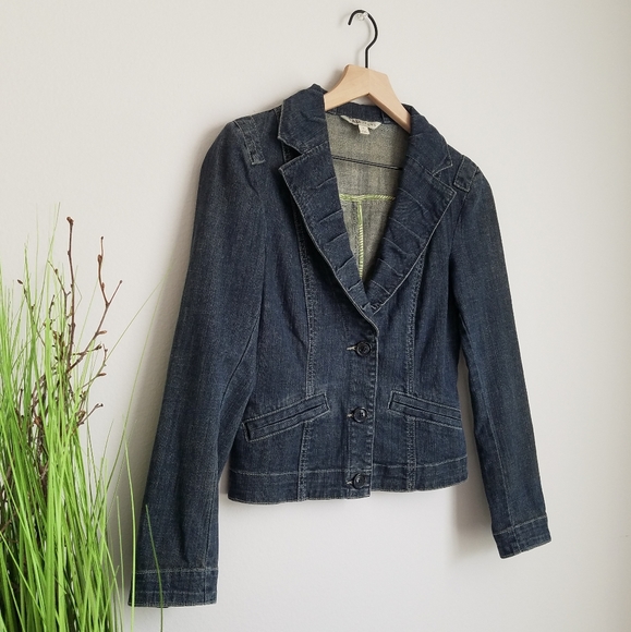 CAbi Jeans Lucy Dark Denim Jacket - Picture 3 of 5